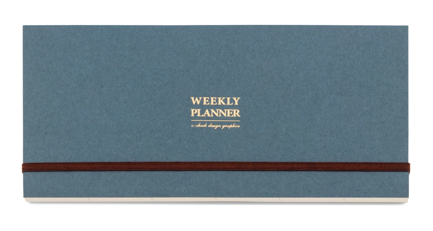 Wochenplaner Querformat, Blau 1 Wochenplaner Querformat, Blau