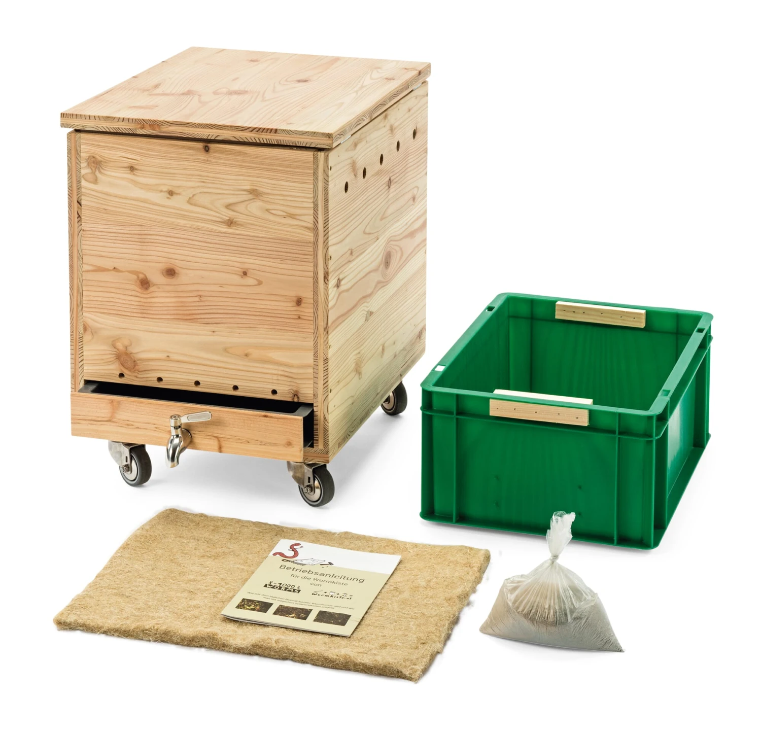 Wurmkiste Lärchenholz 3 Wurmkiste Lärchenholz – Bild 3