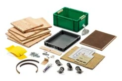 Wurmkiste Lärchenholz Bausatz