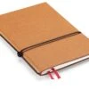 X17 Notizheft Lefa, Hellbraun, Blanko