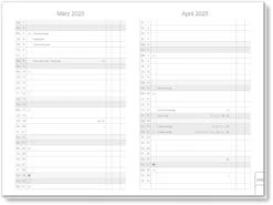 X47 Monatskalender 2024, A6 8 X47 Monatskalender 2024, A6 -Optimal Einrichtungs Geschäft x47 monatskalender 2024 3