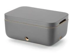 Zwiebelkasten Rehau, Mattgrau, Glasiert